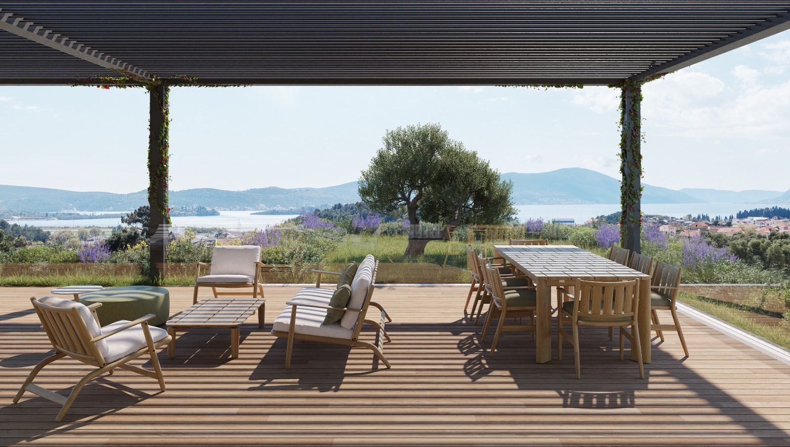 Jednosoban stan (44.92m² + 23.04m2 terase) u novom kompleksu sa bazenom – Tivat, Mrčevac - Amfora Real Estate