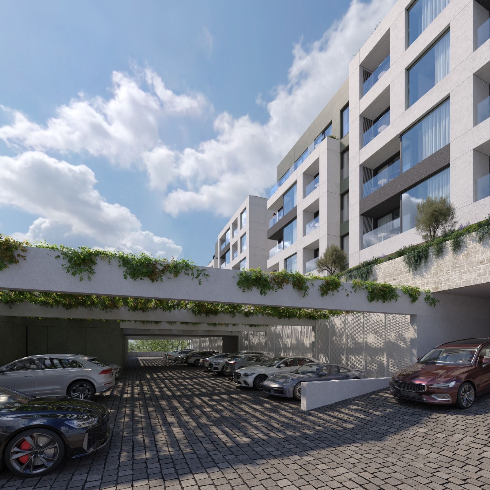 Jednosoban stan (44.92m² + 23.04m2 terase) u novom kompleksu sa bazenom – Tivat, Mrčevac - Amfora Real Estate