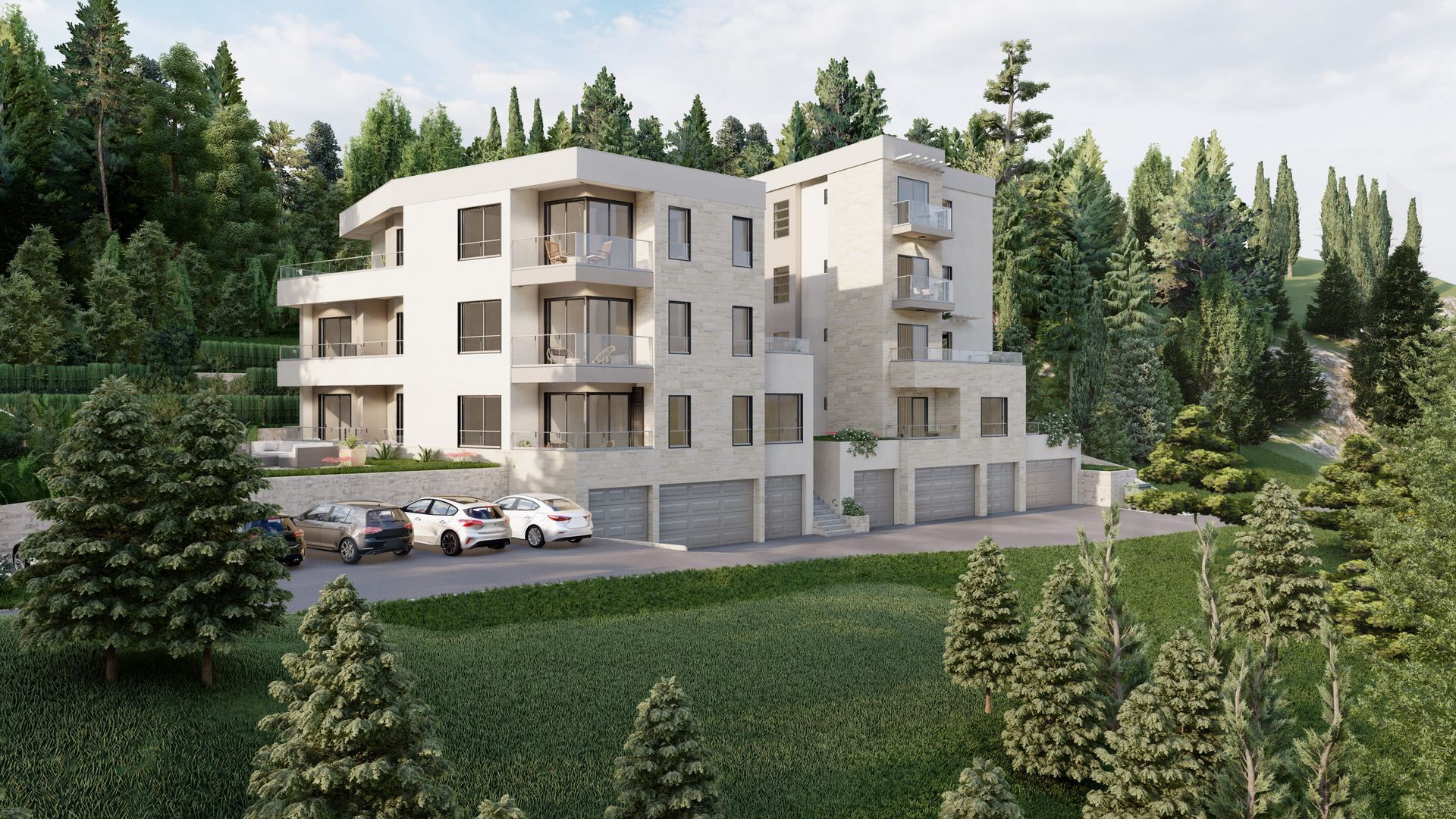 amforaproperty.com/Dvosoban stan 56,56m2 u savremenom kompleksu sa pogledom na more u Tivtu – završetak izgradnje april 2026