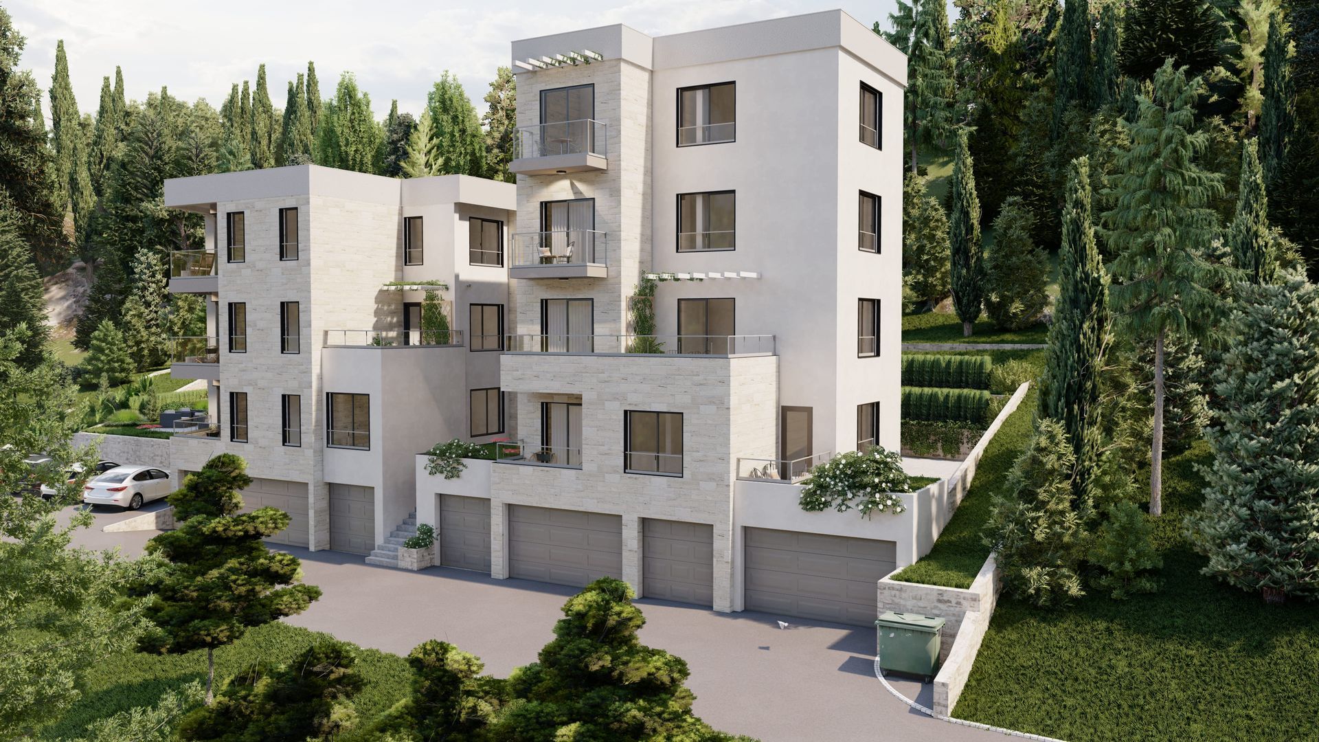 amforaproperty.com/Dvosoban stan 90.86m2 u savremenom kompleksu sa pogledom na more u Tivtu – završetak izgradnje april 2026