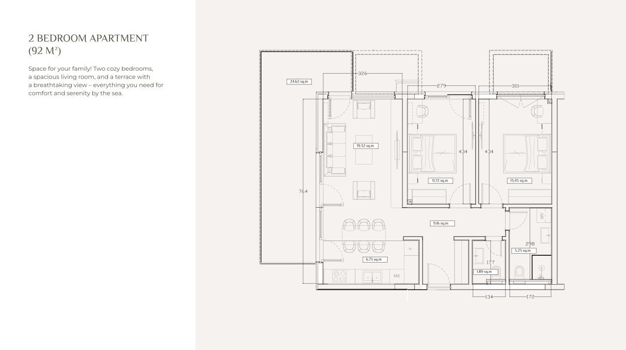 amforaproperty.com/Ekskluzivna prodaja-Jednosoban stan 55m2 u novom kompleksu sa bazenom, pogledom na more i drugim brojnim sadržajima – Seoce, Budva | Specijalna ponuda do kraja meseca!