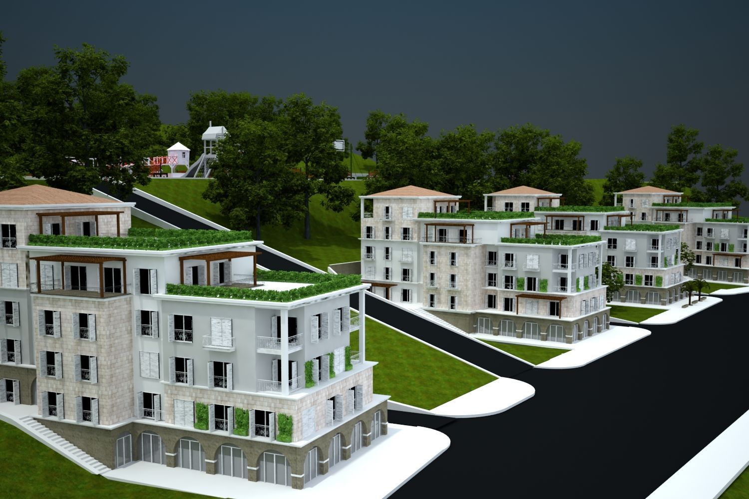 amforaproperty.com/Urbanizovan plac 8.000 m² sa panoramskim pogledom na more i idejnim rešenjem – Dubovica, Budva