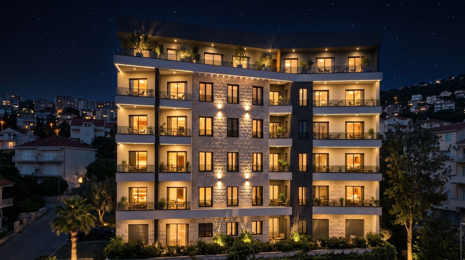 Dvosoban stan 68.72m2 sa pogledom na more u novom kompleksu u izgradnji – Bečići - Amfora Real Estate
