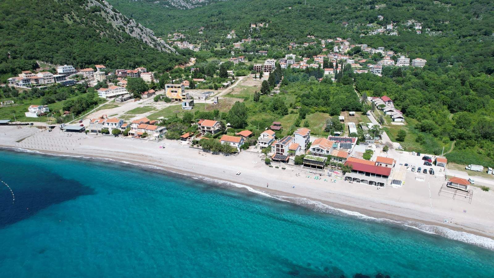 Plac 1450 m² na prvoj liniji mora – Buljarica - Amfora Real Estate