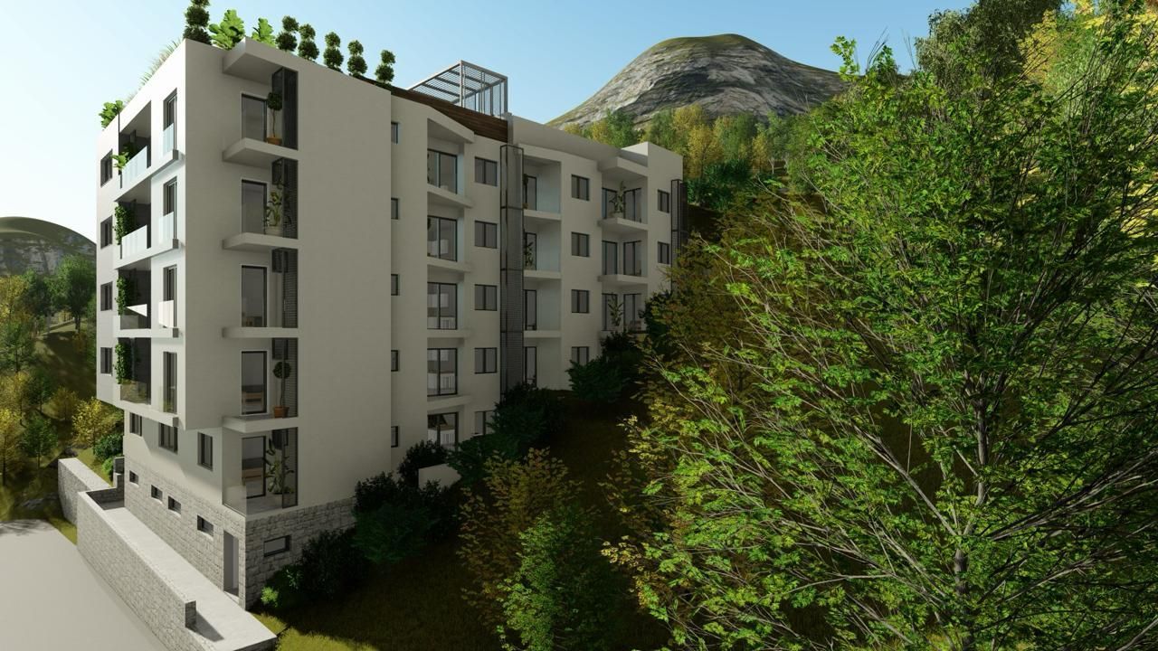 Jednosoban stan 72.63m2 u ekskluzivnom stambenom kompleksu sa panoramskim pogledom i krovnim bazenom u Bečićima - Amfora Real Estate