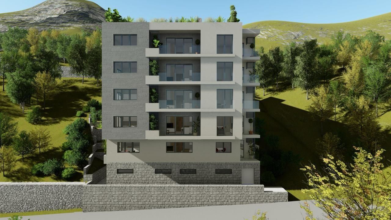 Studio apartman 40.30m2 u ekskluzivnom stambenom kompleksu sa panoramskim pogledom i krovnim bazenom u Bečićima - Amfora Real Estate