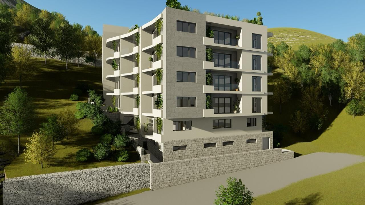 Studio apartman 33.55m2 u ekskluzivnom stambenom kompleksu sa panoramskim pogledom i krovnim bazenom u Bečićima - Amfora Real Estate