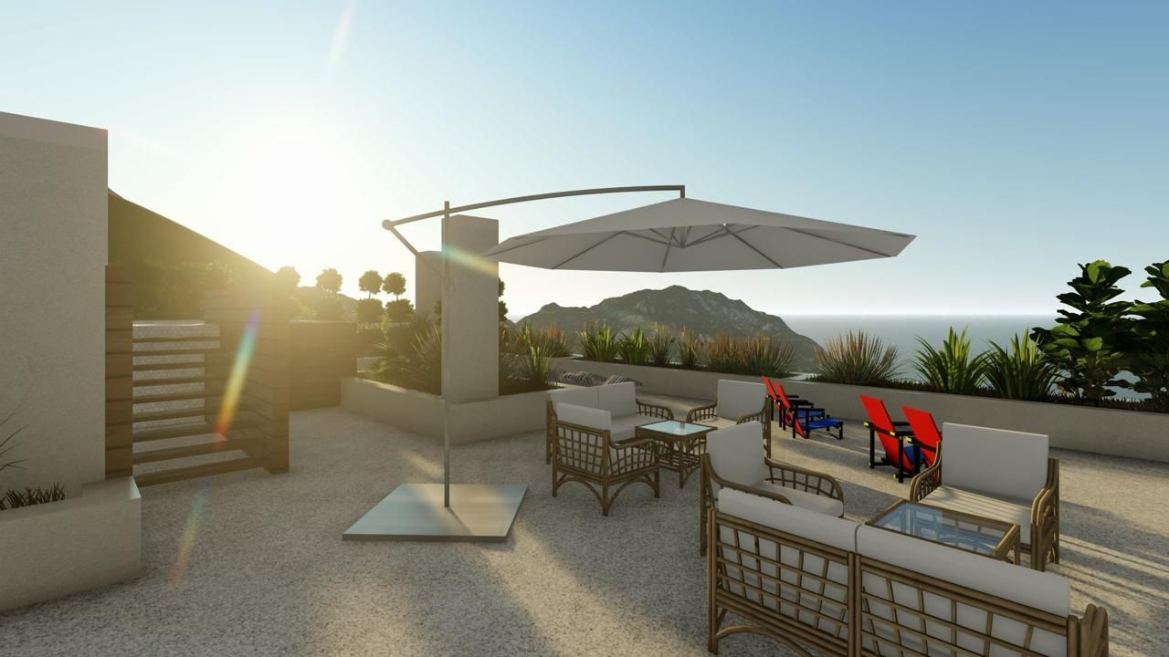 Studio apartman 46.52m2 u ekskluzivnom stambenom kompleksu sa panoramskim pogledom i krovnim bazenom u Bečićima - Amfora Real Estate