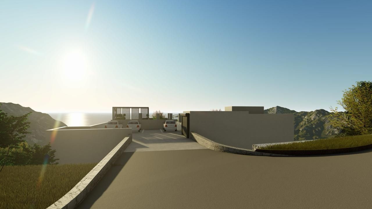 Studio apartman 46.52m2 u ekskluzivnom stambenom kompleksu sa panoramskim pogledom i krovnim bazenom u Bečićima - Amfora Real Estate