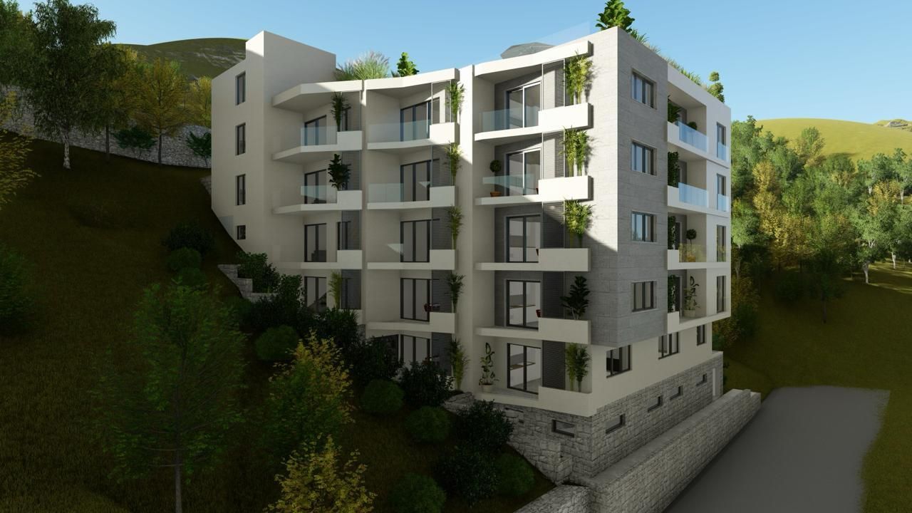 Jednosoban stan 60.26m2 u ekskluzivnom stambenom kompleksu sa panoramskim pogledom i krovnim bazenom u Bečićima - Amfora Real Estate