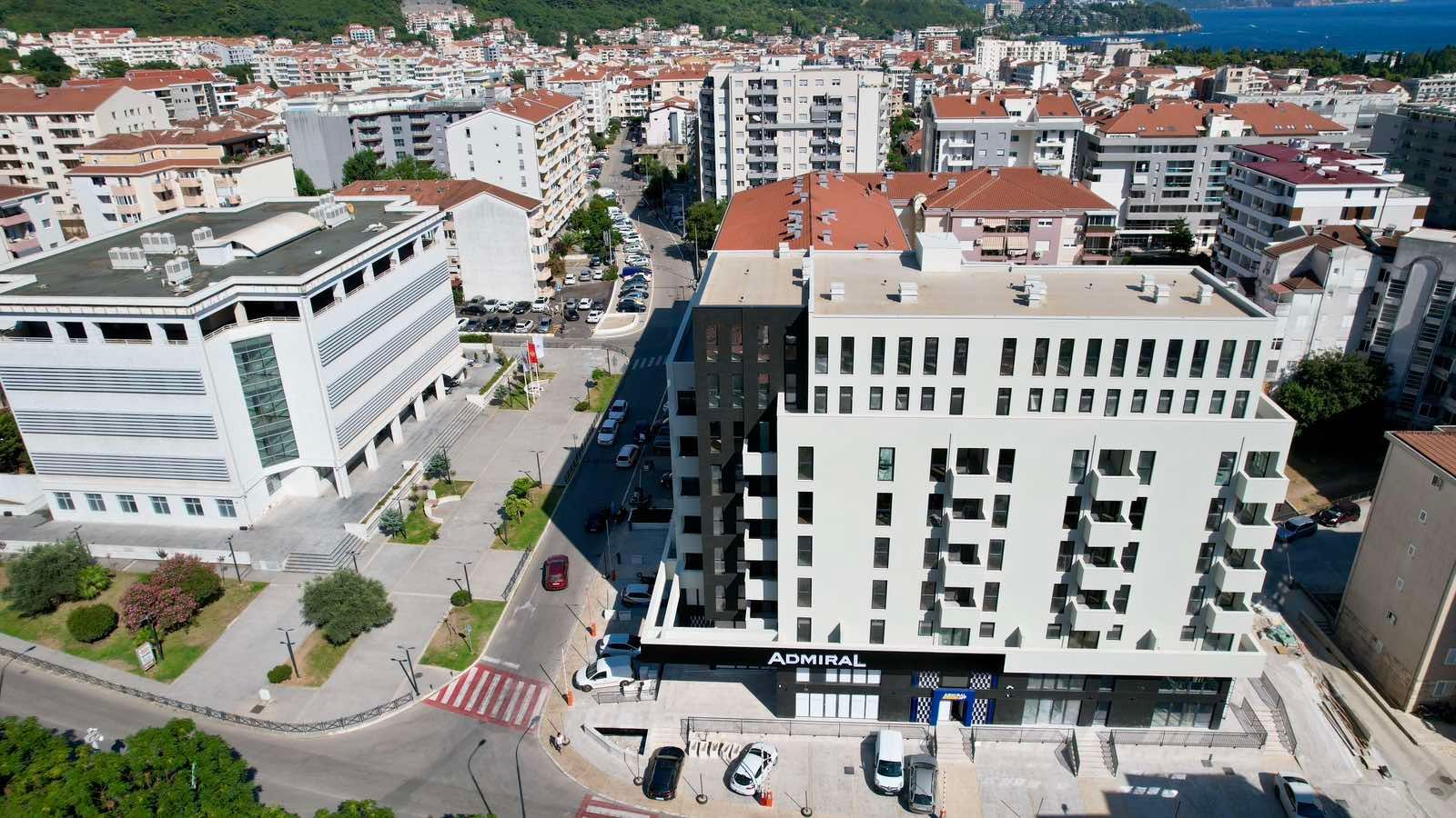 Nov jednosoban stan 43m² u novoj zgradi na idealnoj lokaciji u Budvi,Rozino (Mogucnost kupovine garaznog mesta) - Amfora Real Estate