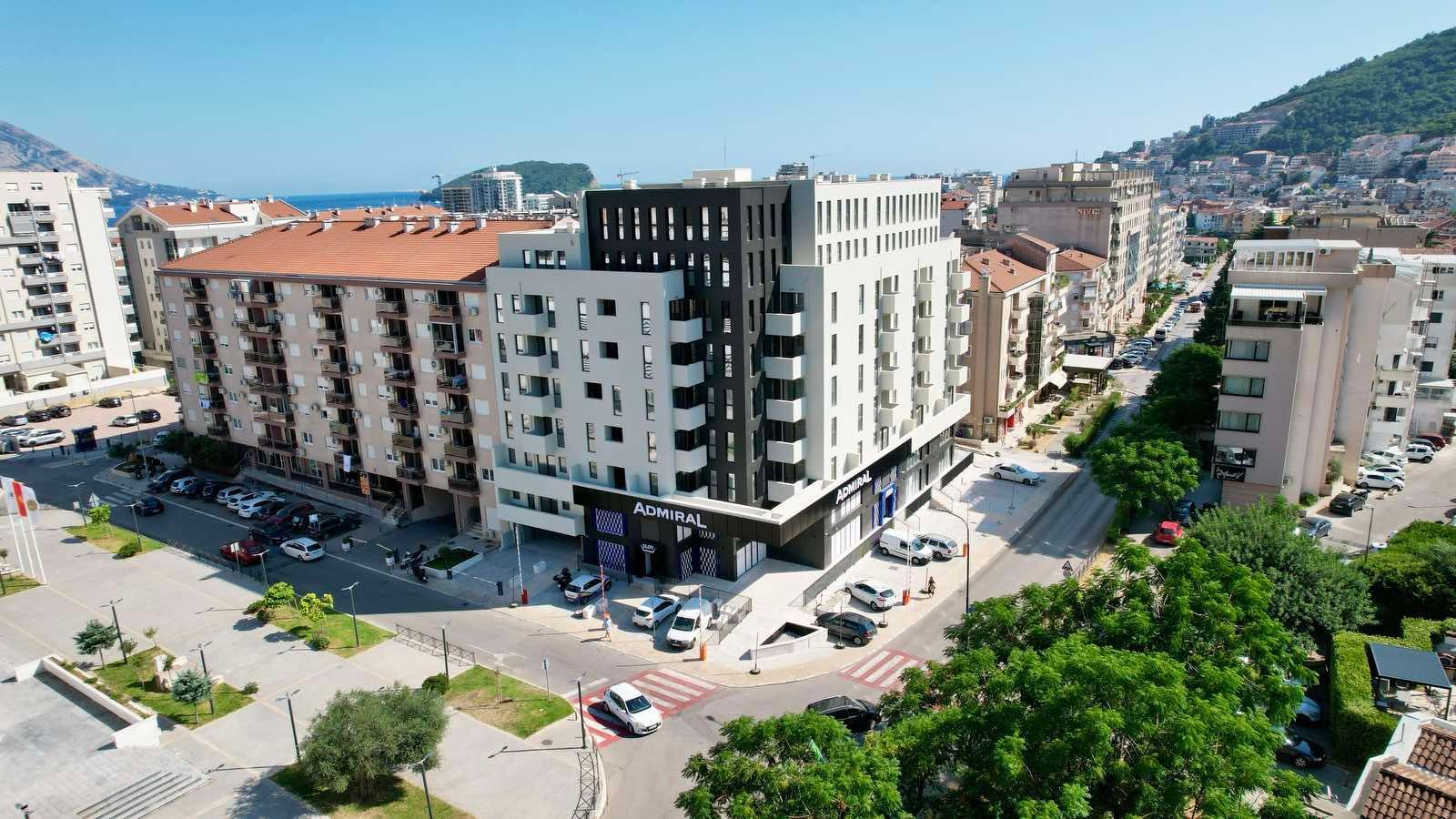 Nov jednosoban stan 43m² u novoj zgradi na idealnoj lokaciji u Budvi,Rozino (Mogucnost kupovine garaznog mesta) - Amfora Real Estate