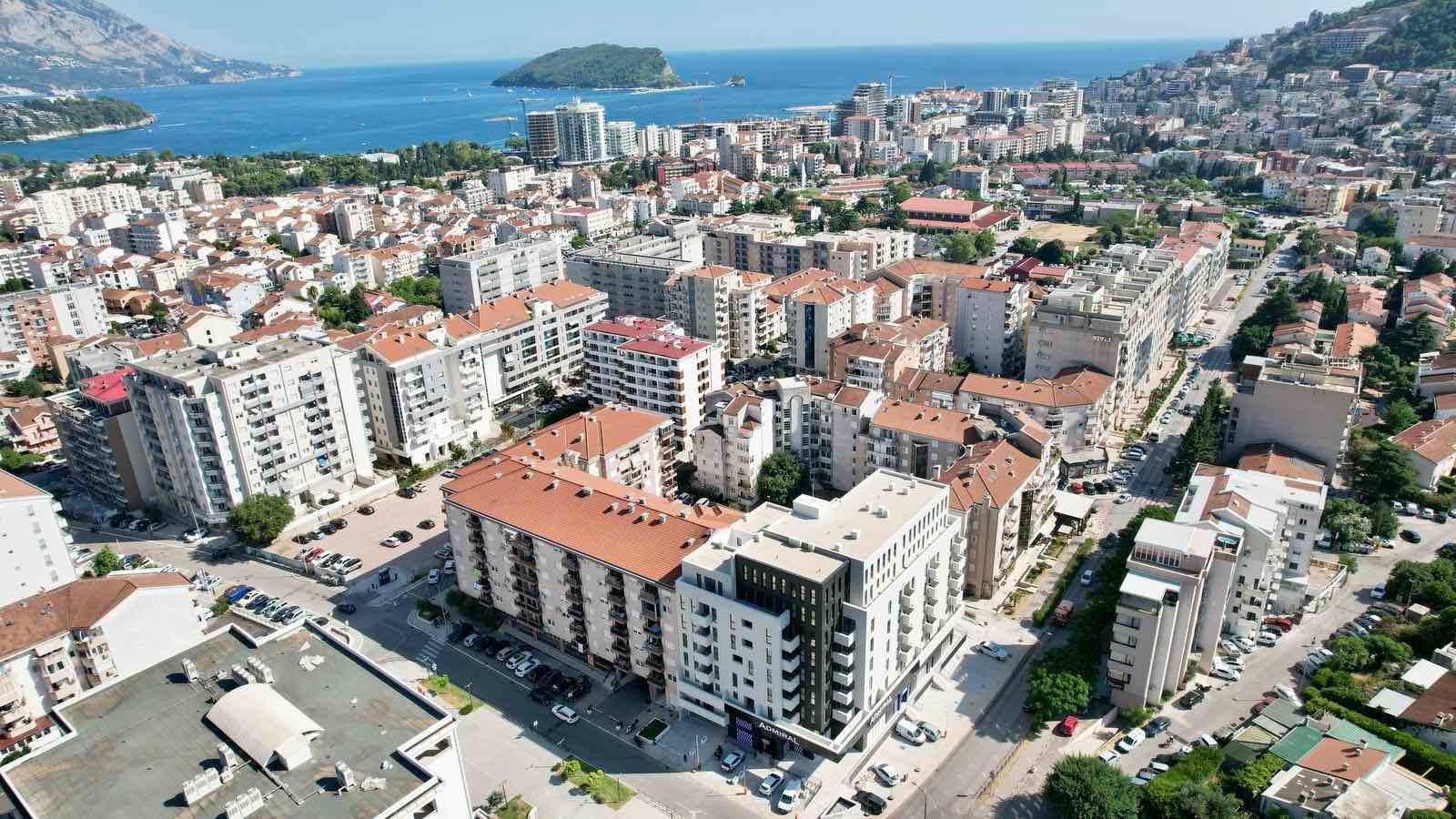 Nov jednosoban stan 43m² u novoj zgradi na idealnoj lokaciji u Budvi,Rozino (Mogucnost kupovine garaznog mesta) - Amfora Real Estate