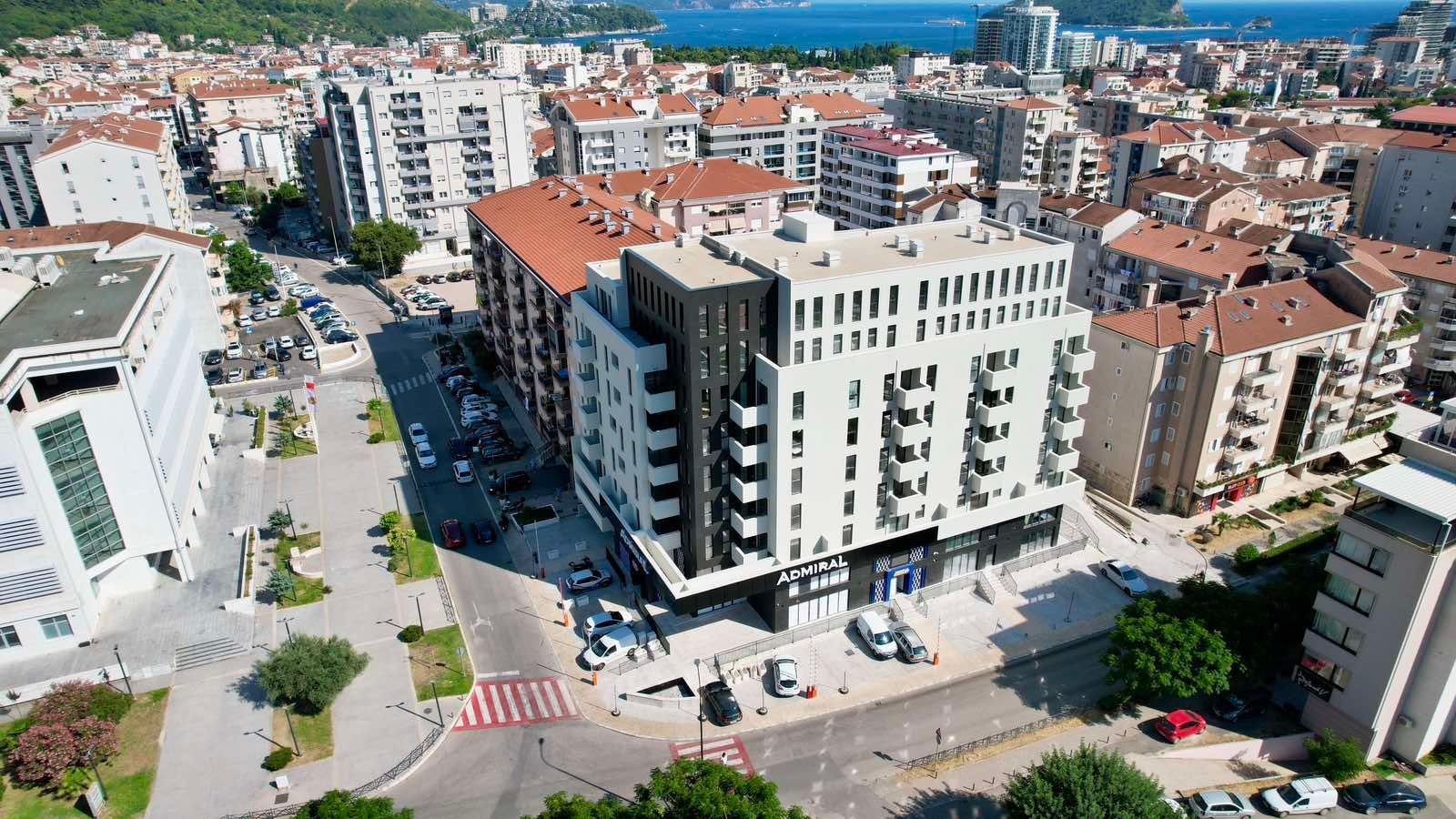 Nov jednosoban stan 43m² u novoj zgradi na idealnoj lokaciji u Budvi,Rozino (Mogucnost kupovine garaznog mesta) - Amfora Real Estate