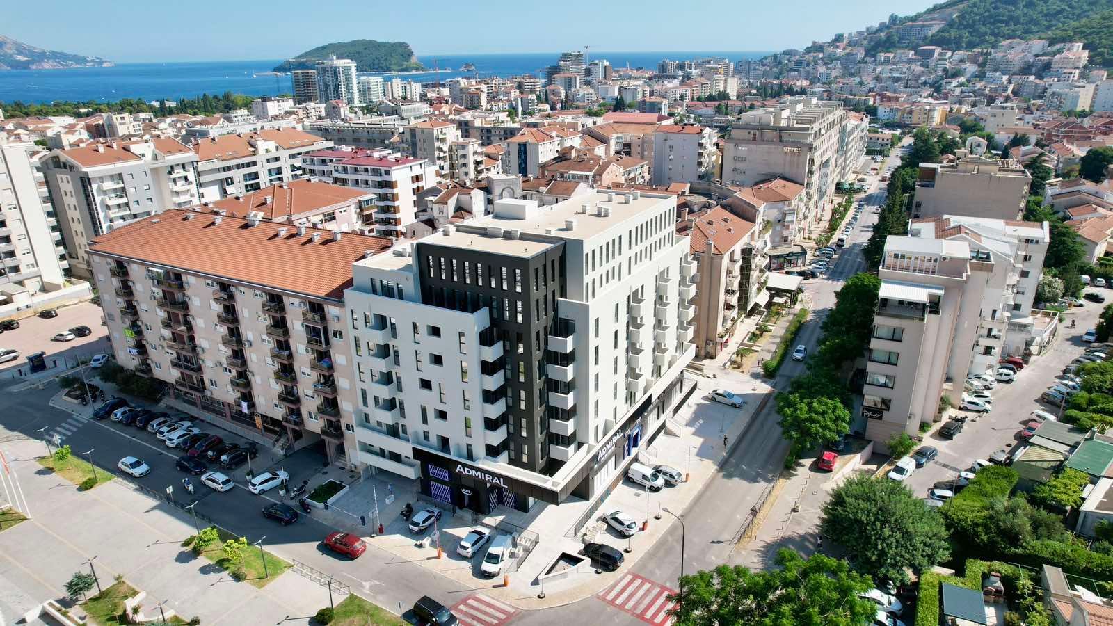 Nov jednosoban stan 43m² u novoj zgradi na idealnoj lokaciji u Budvi,Rozino (Mogucnost kupovine garaznog mesta) - Amfora Real Estate