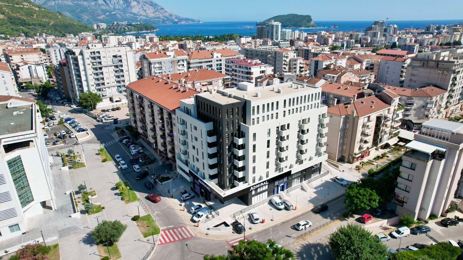 Nov jednosoban stan 43m² u novoj zgradi na idealnoj lokaciji u Budvi,Rozino (Mogucnost kupovine garaznog mesta) - Amfora Real Estate