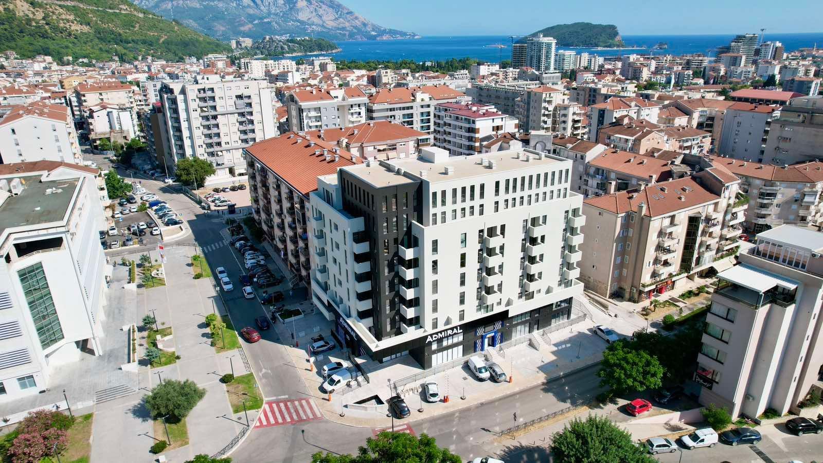 Nov jednosoban stan 43m² u novoj zgradi na idealnoj lokaciji u Budvi,Rozino (Mogucnost kupovine garaznog mesta) - Amfora Real Estate