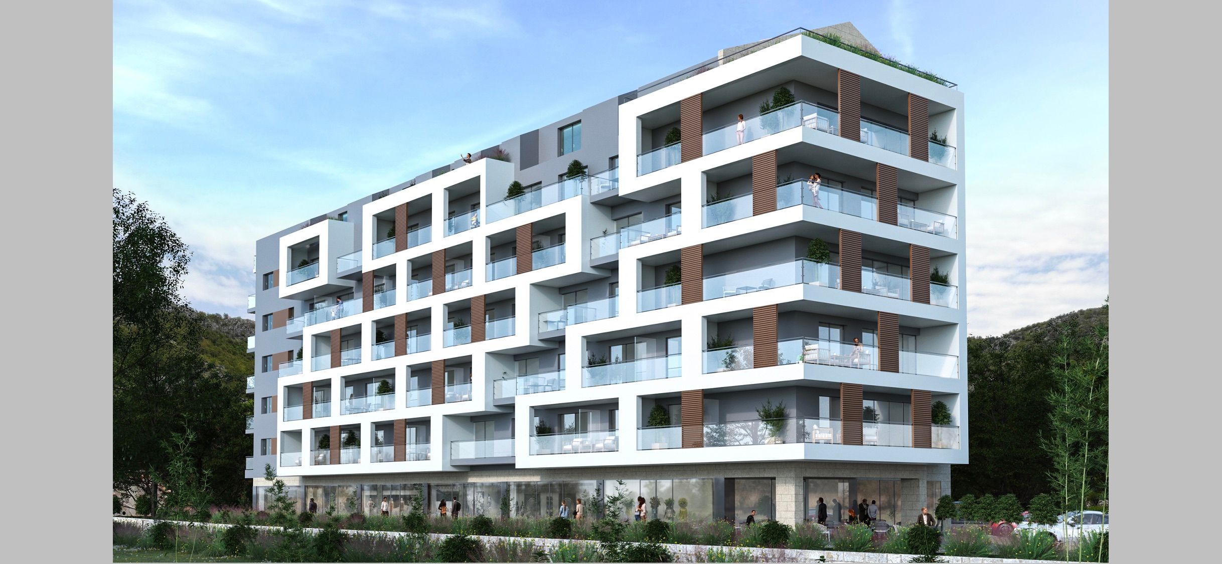 Namesten jednosoban stan 40m² - Rozino, Budva (NA DUZI PERIOD) - Amfora Real Estate