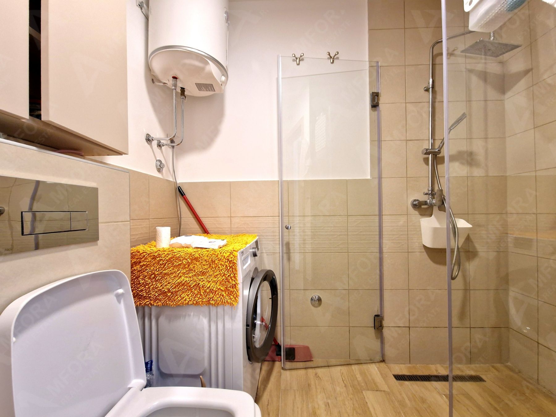 JEDNOSOBAN MODERNO OPREMLJEN STAN 45 M² SA POGLEDOM NA MORE I GARAŽNIM MESTOM U KOMPLEKSU THE OLD BAKERY – BUDVA (NA DUZI PERIOD) - Amfora Real Estate