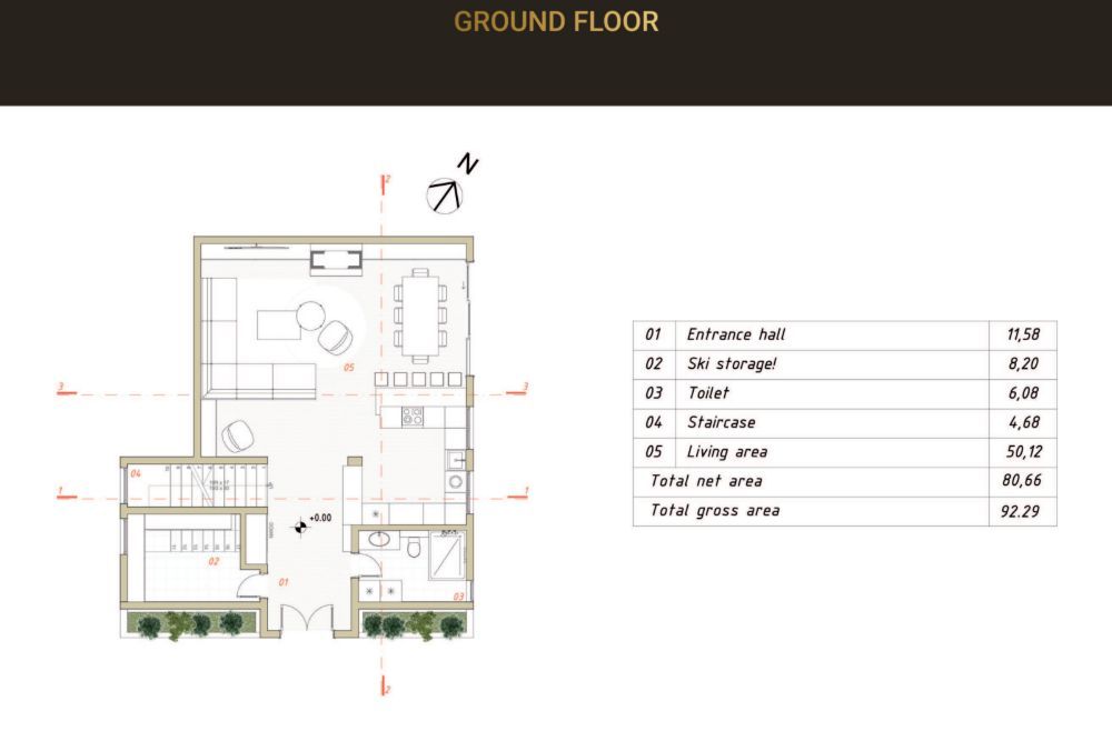 Urbanizovano zemljište 471 m² sa dozvolom i projektom za modernu vilu od 256 m² – Kolašin, Smailagića Polje - Amfora Real Estate