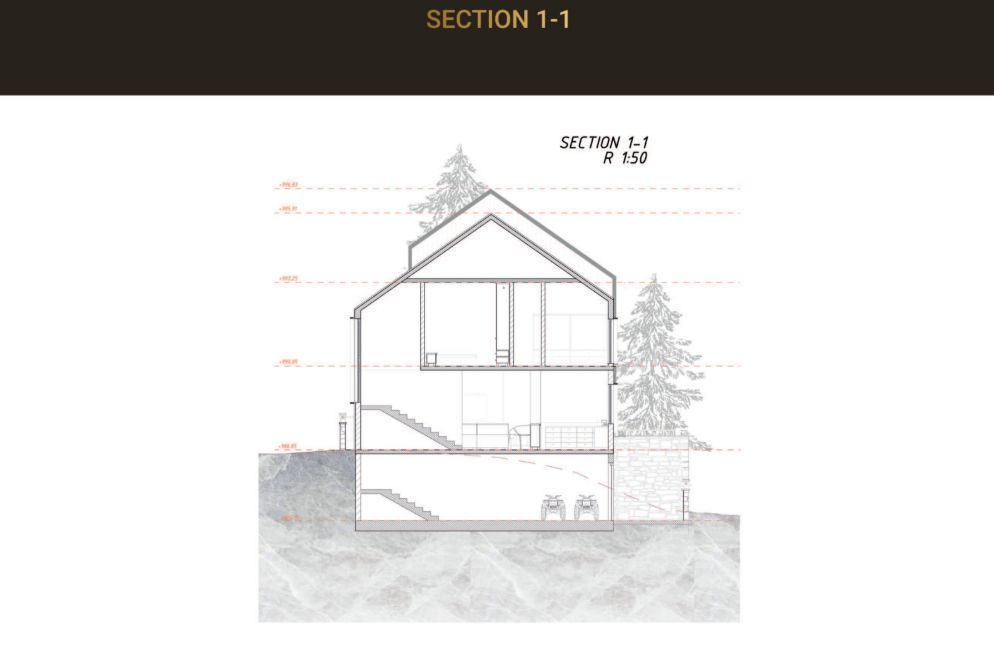Urbanizovano zemljište 471 m² sa dozvolom i projektom za modernu vilu od 256 m² – Kolašin, Smailagića Polje - Amfora Real Estate