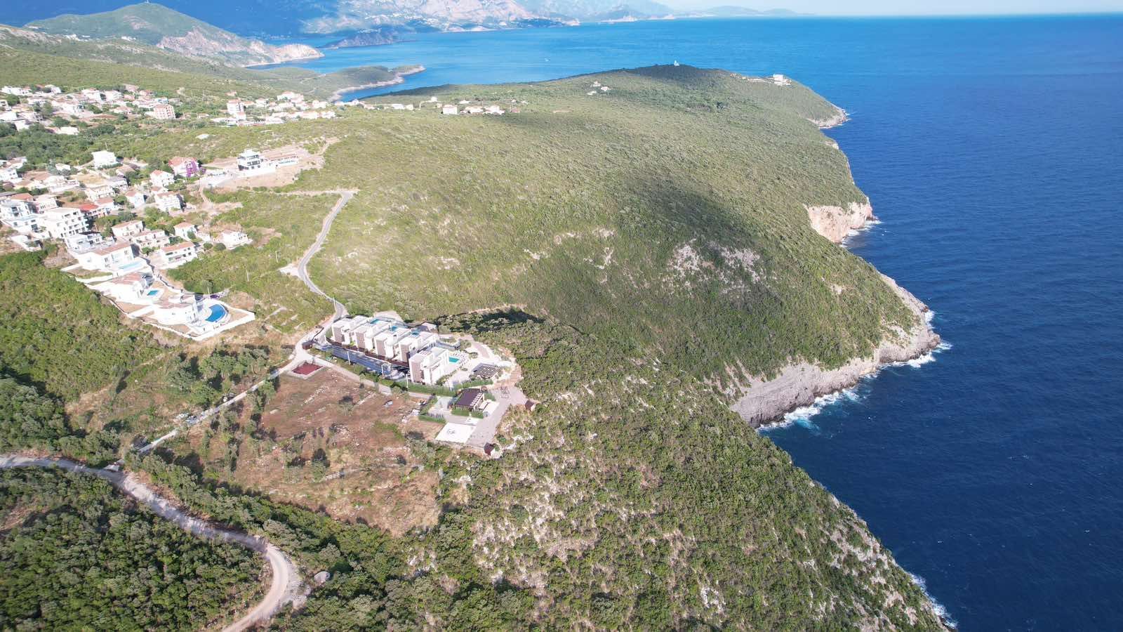 Plac 1000m² sa UT uslovima i panoramskim pogledom na more – Krimovica, Kotor - Amfora Real Estate