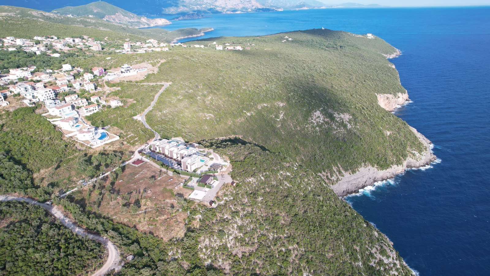 Plac 1000m² sa UT uslovima i panoramskim pogledom na more – Krimovica, Kotor - Amfora Real Estate