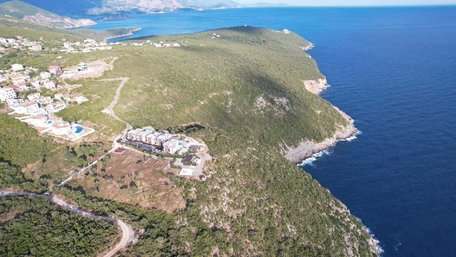 Plac 1000m² sa UT uslovima i panoramskim pogledom na more – Krimovica, Kotor - Amfora Real Estate