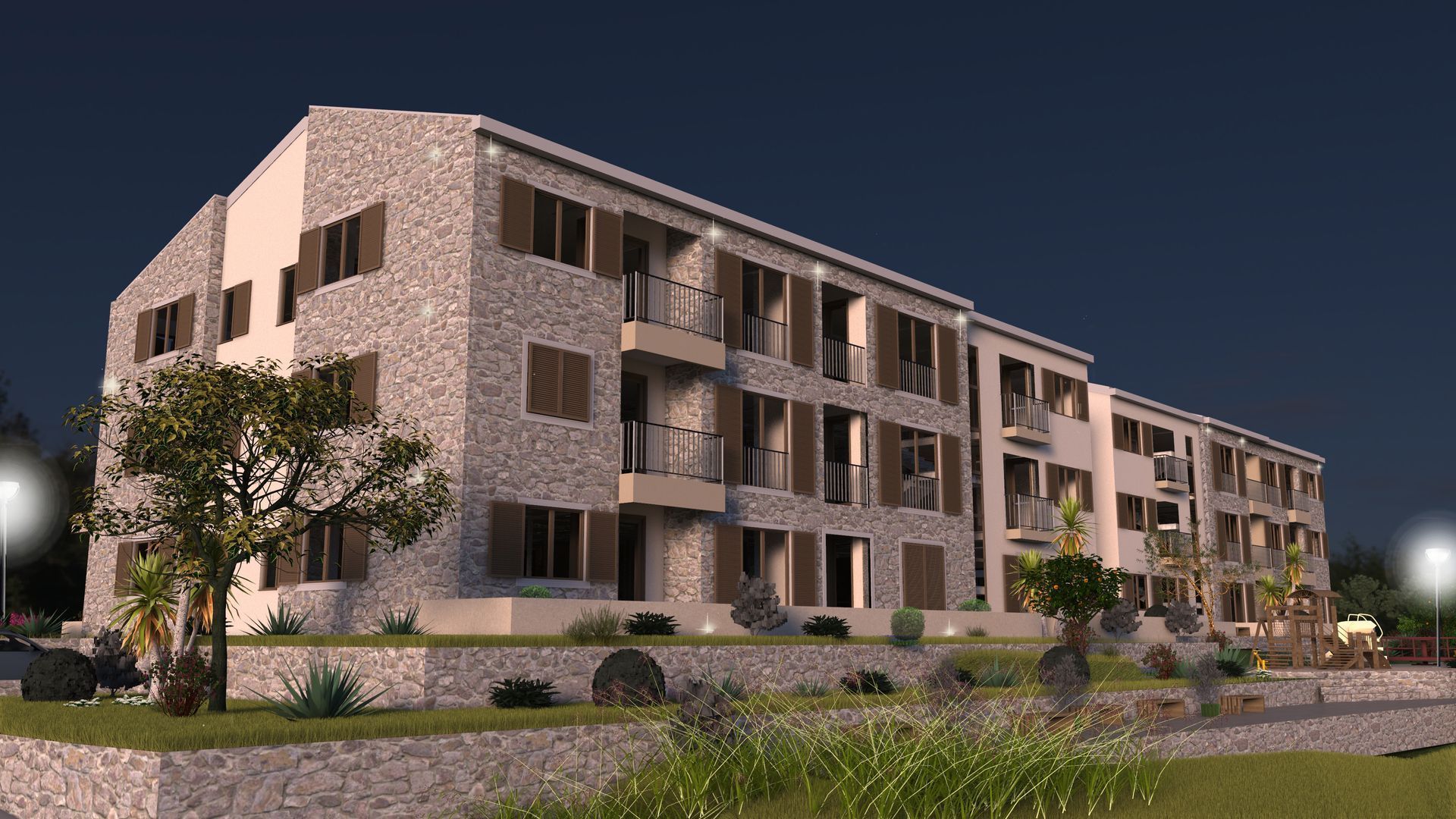 Ekskluzivna prilika! Prodaja stanova u izgradnji u luksuznom kompleksu sa bazenom – Kovačko Polje, Kotor (Mogućnost kupovine putem hipotekarnog kredita) - Amfora Real Estate