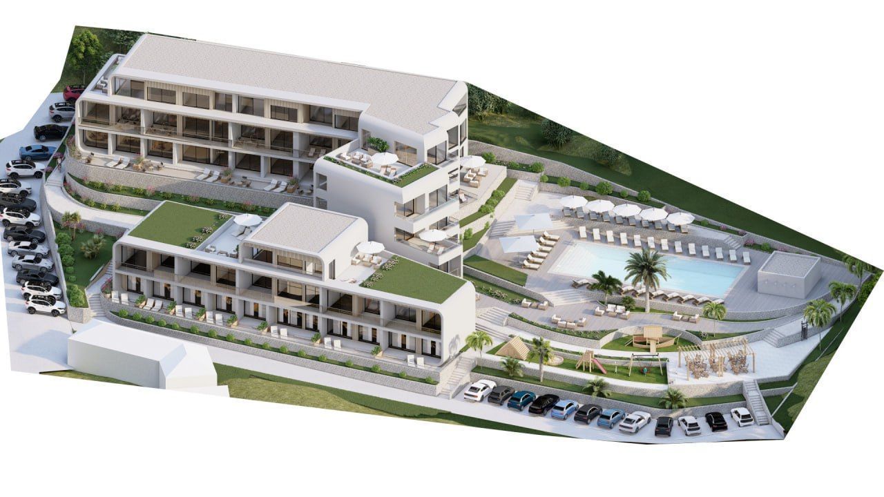 Dupleks apartman 83,84m2 u novom kompleksu sa panoramskim pogledom na more – Tivat - Amfora Real Estate