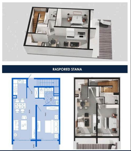Jednosoban apartman 98.8m2 u novom kompleksu sa panoramskim pogledom na more – Tivat - Amfora Real Estate