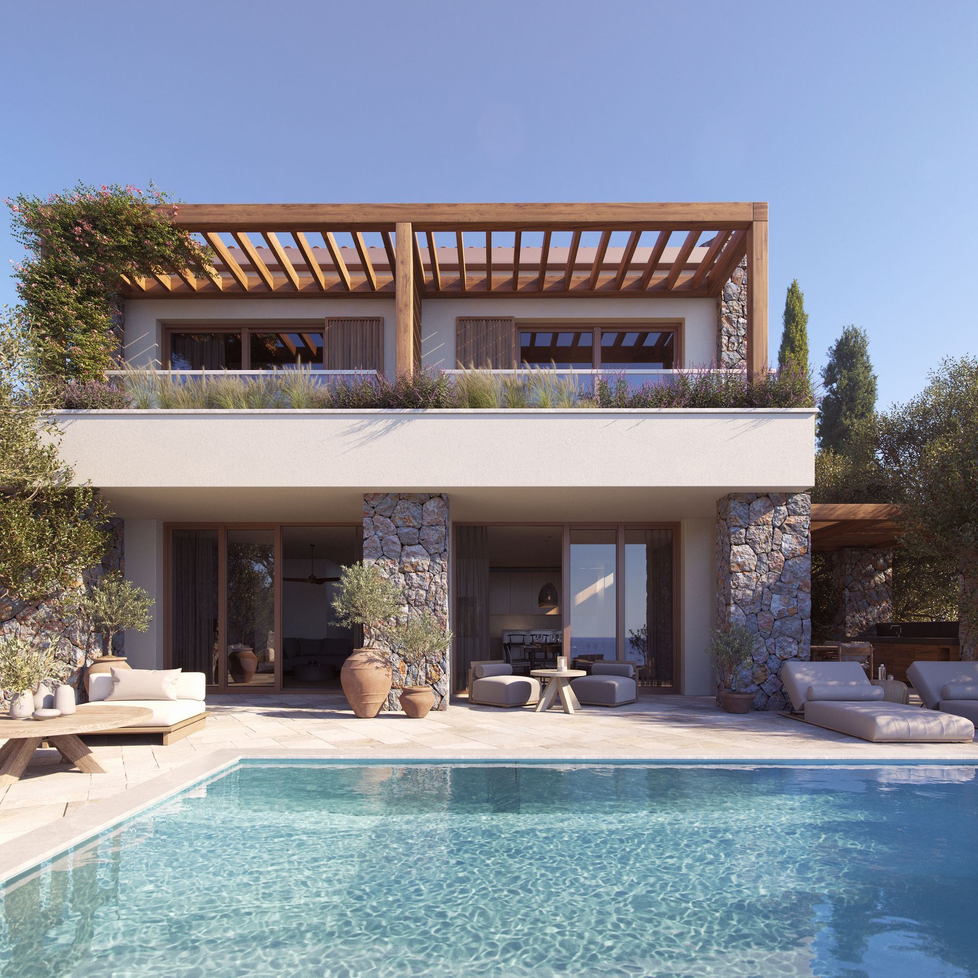 Luksuzna vila u ekskluzivnom naselju The Peaks – Golf Residences, Luštica Bay, sa panoramskim pogledom na Jadransko more i golf teren - Amfora Real Estate