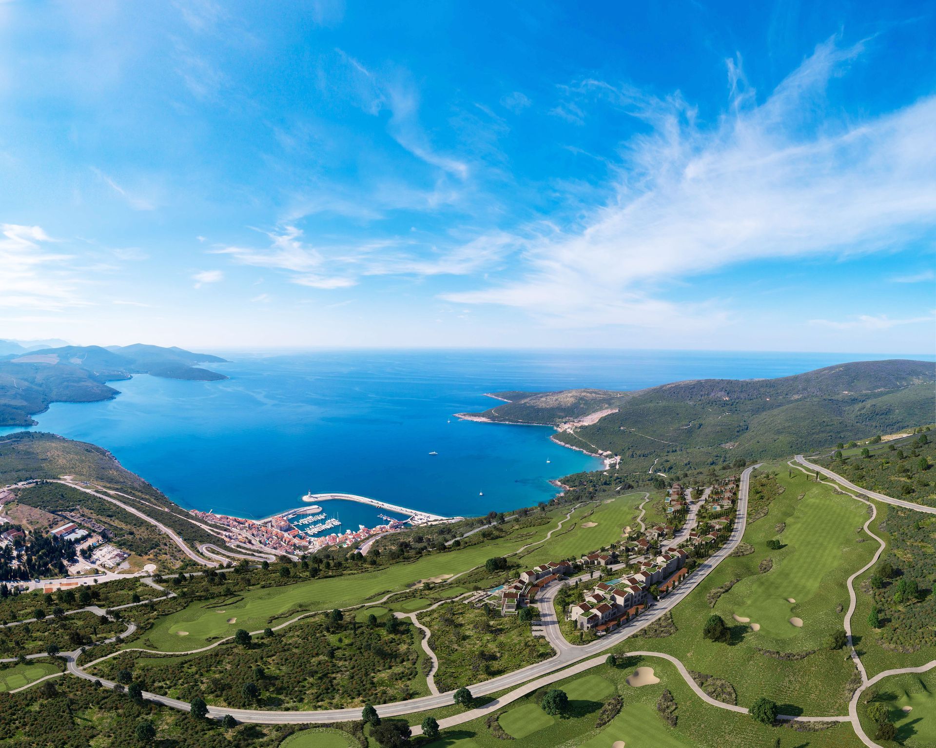 Luksuzna vila u ekskluzivnom naselju The Peaks – Golf Residences, Luštica Bay, sa panoramskim pogledom na Jadransko more i golf teren - Amfora Real Estate