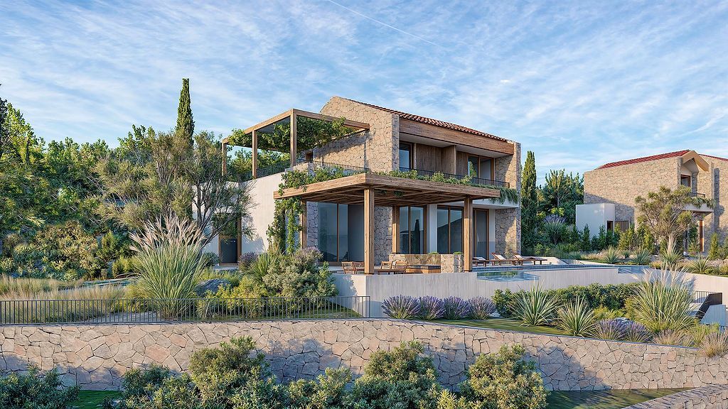 Luksuzna vila u ekskluzivnom naselju The Peaks – Golf Residences, Luštica Bay, sa panoramskim pogledom na Jadransko more i golf teren - Amfora Real Estate