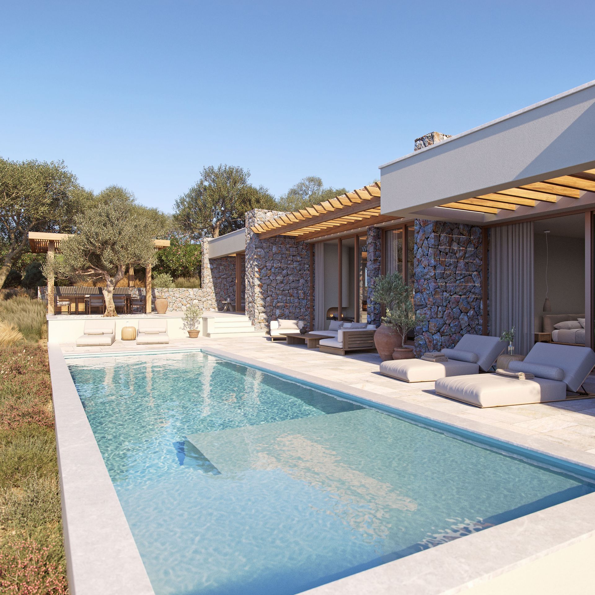 Luksuzna vila u ekskluzivnom naselju The Peaks – Golf Residences, Luštica Bay, sa panoramskim pogledom na Jadransko more i golf teren - Amfora Real Estate