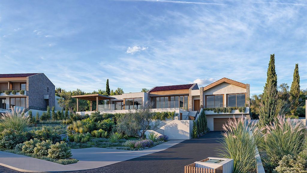 Luksuzna vila u ekskluzivnom naselju The Peaks – Golf Residences, Luštica Bay, sa panoramskim pogledom na Jadransko more i golf teren - Amfora Real Estate