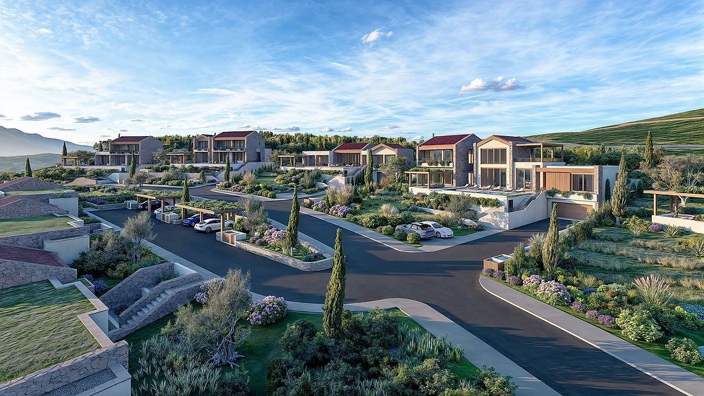 Luksuzna vila u ekskluzivnom naselju The Peaks – Golf Residences, Luštica Bay, sa panoramskim pogledom na Jadransko more i golf teren - Amfora Real Estate