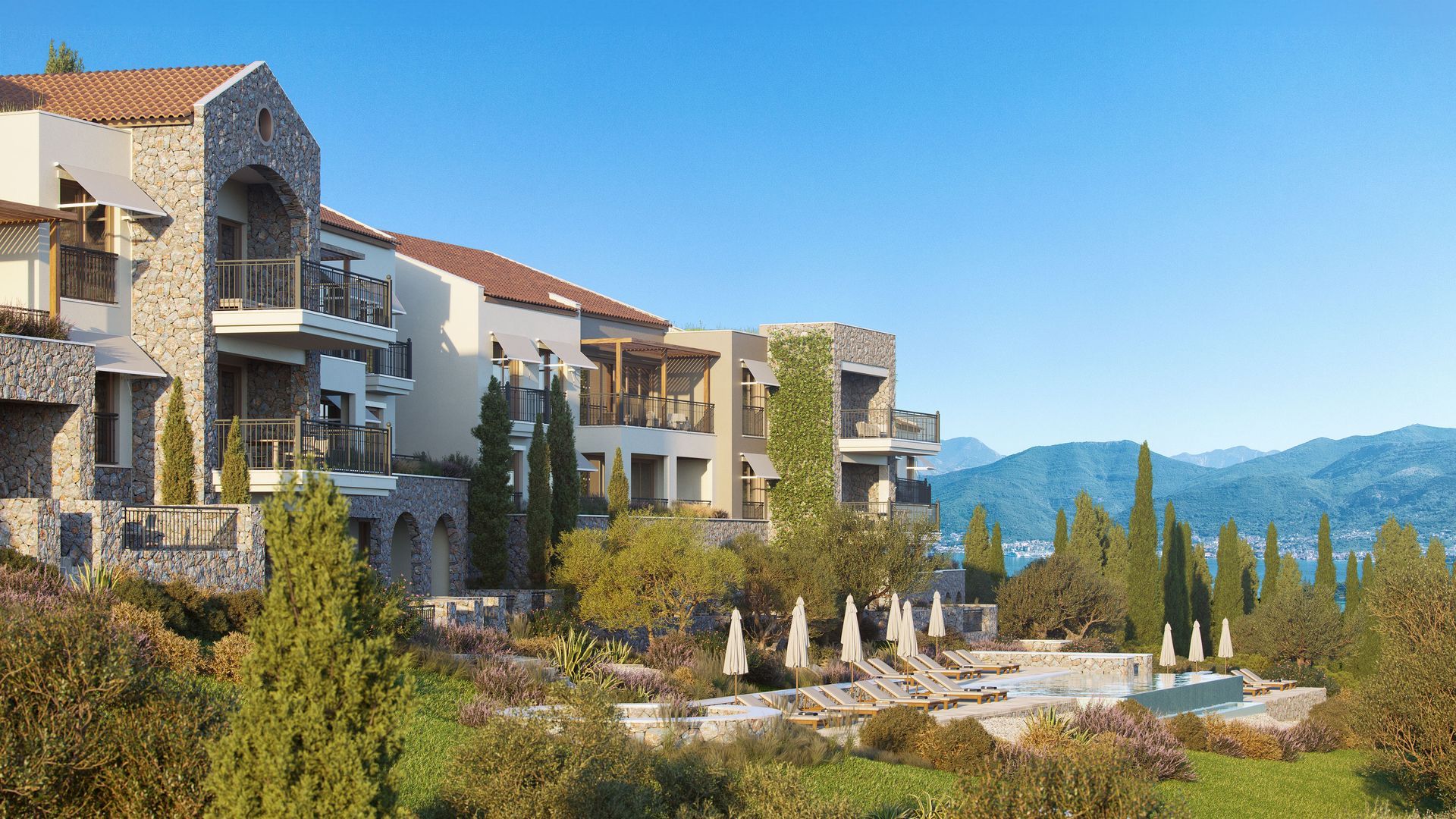 Jednosoban apartman sa pogledom na golf i more – 105.45m², Luštica Bay (mogućnost odloženog plaćanja) - Amfora Real Estate