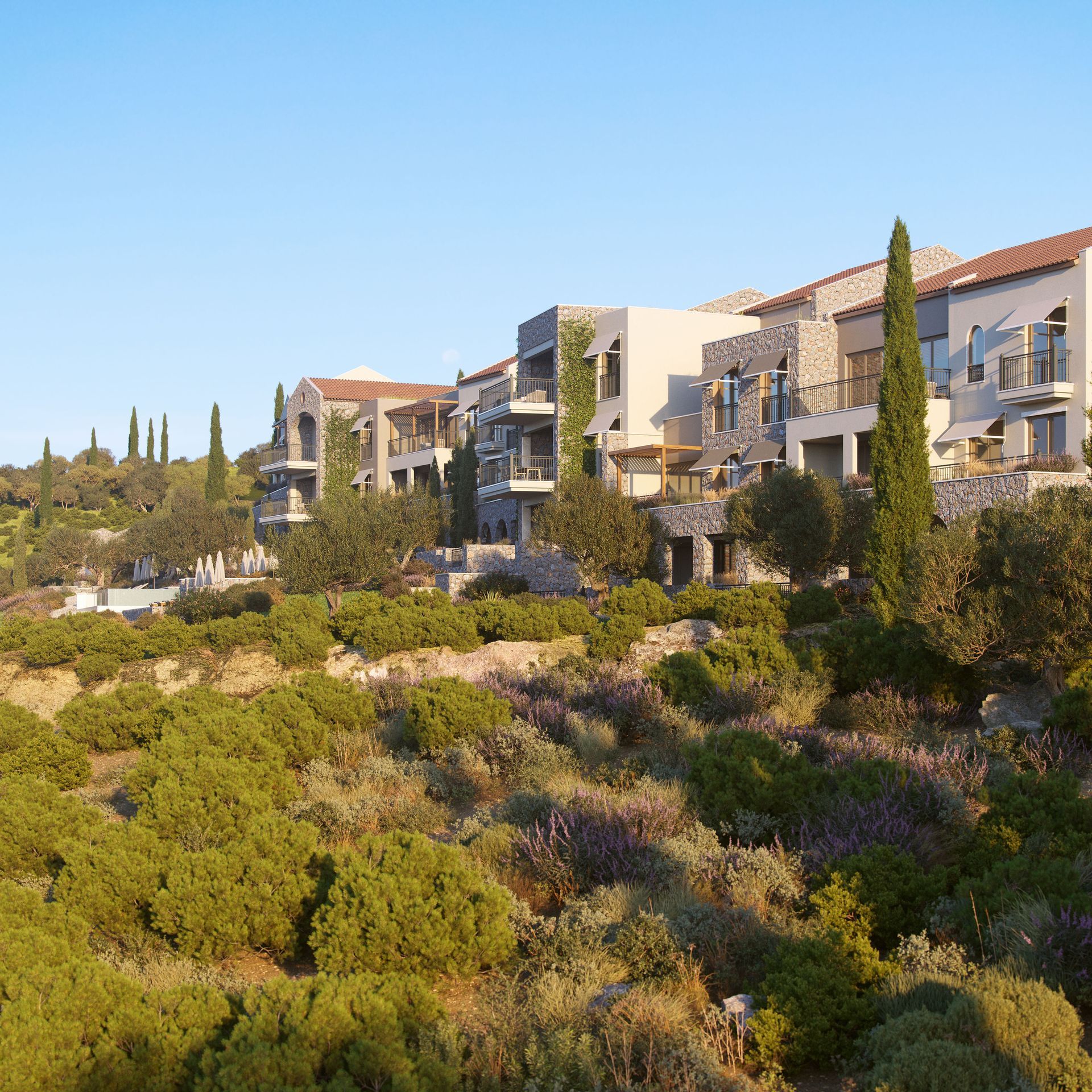 Dvosoban apartman sa pogledom na golf i more – 119,99 m² + dvorište 42,41 m², Luštica Bay (mogucnost odloženog plaćanja) - Amfora Real Estate