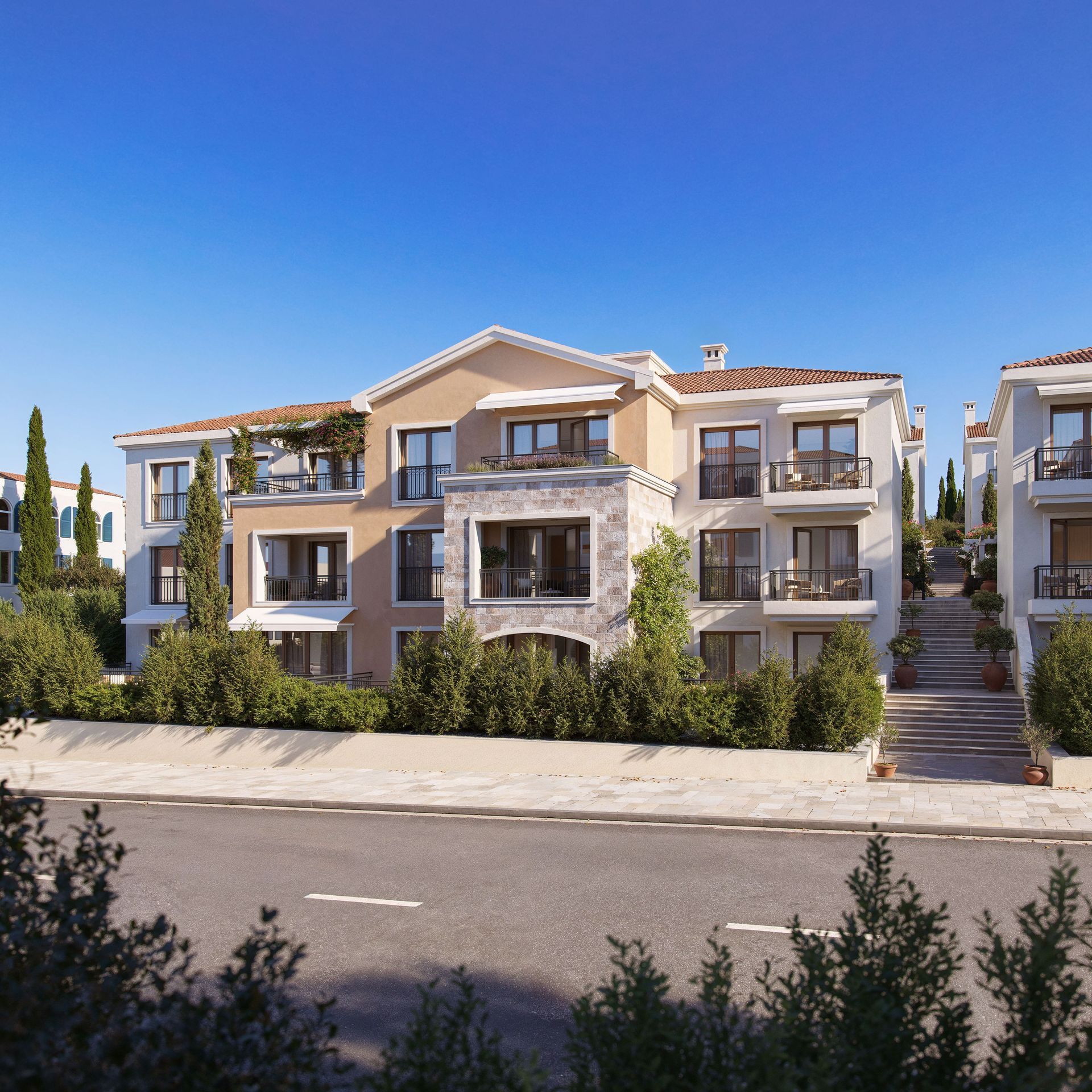 Ekskluzivan dvosoban apartman 97.84m2 + 7.6m2 dvorista  – Luštica Bay, Centrale (fleksibilni uslovi plaćanja) - Amfora Real Estate