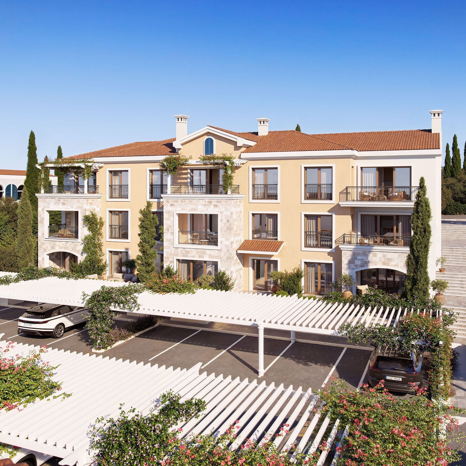 Ekskluzivan dvosoban apartman 97.84m2 + 7.6m2 dvorista  – Luštica Bay, Centrale (fleksibilni uslovi plaćanja) - Amfora Real Estate