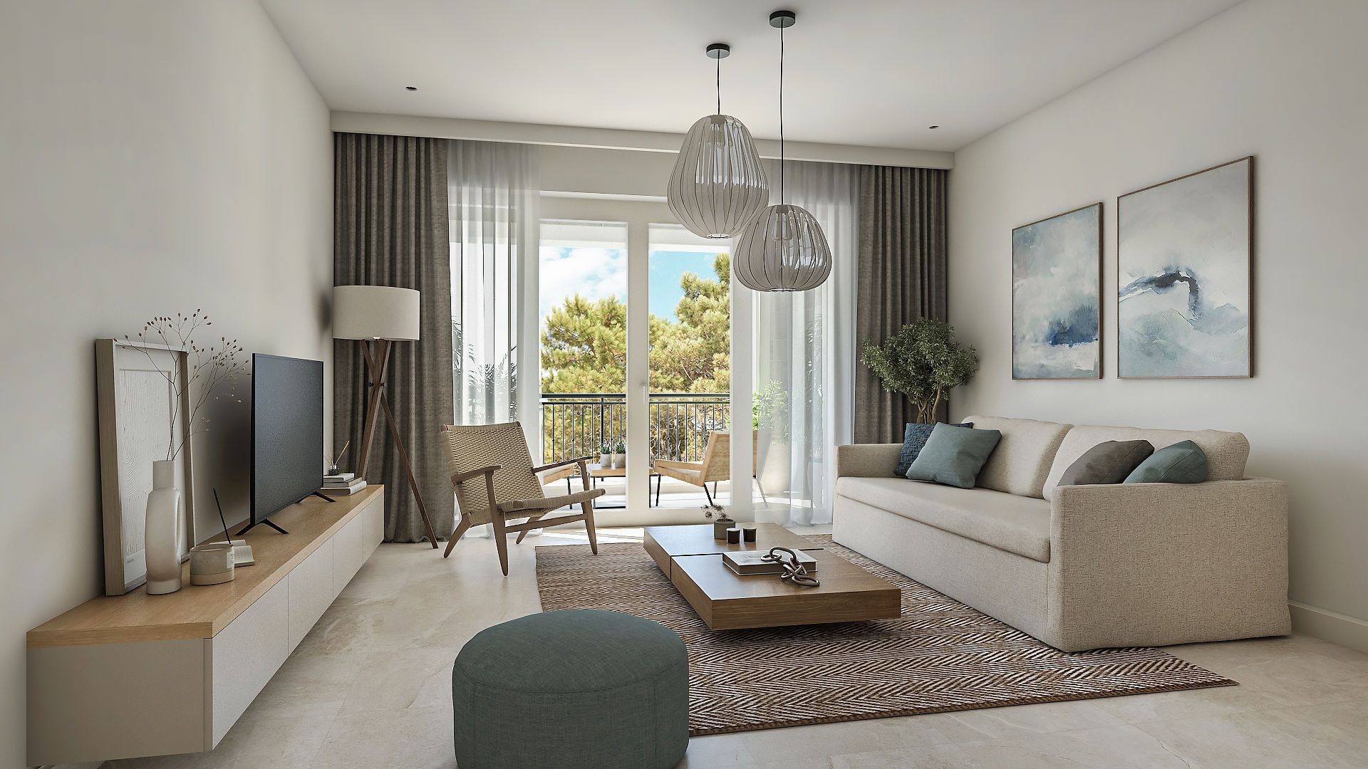 Ekskluzivan dvosoban apartman 97.84m2 + 7.6m2 dvorista  – Luštica Bay, Centrale (fleksibilni uslovi plaćanja) - Amfora Real Estate