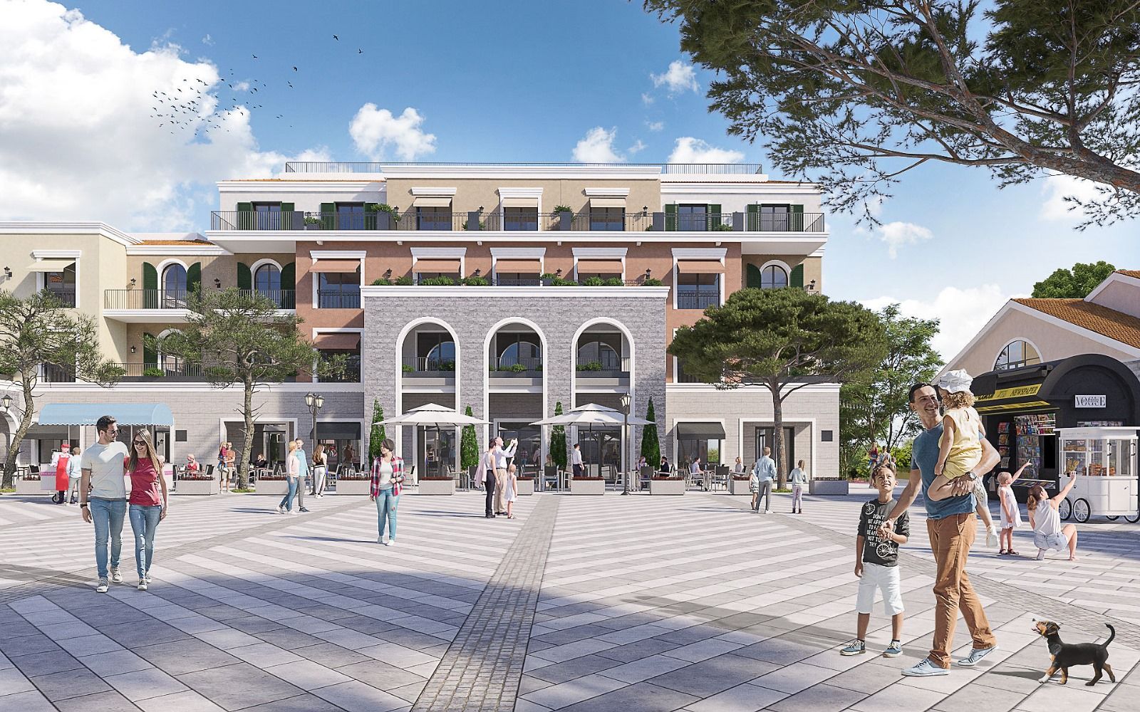 Ekskluzivan dvosoban apartman 97.84m2 + 7.6m2 dvorista  – Luštica Bay, Centrale (fleksibilni uslovi plaćanja) - Amfora Real Estate