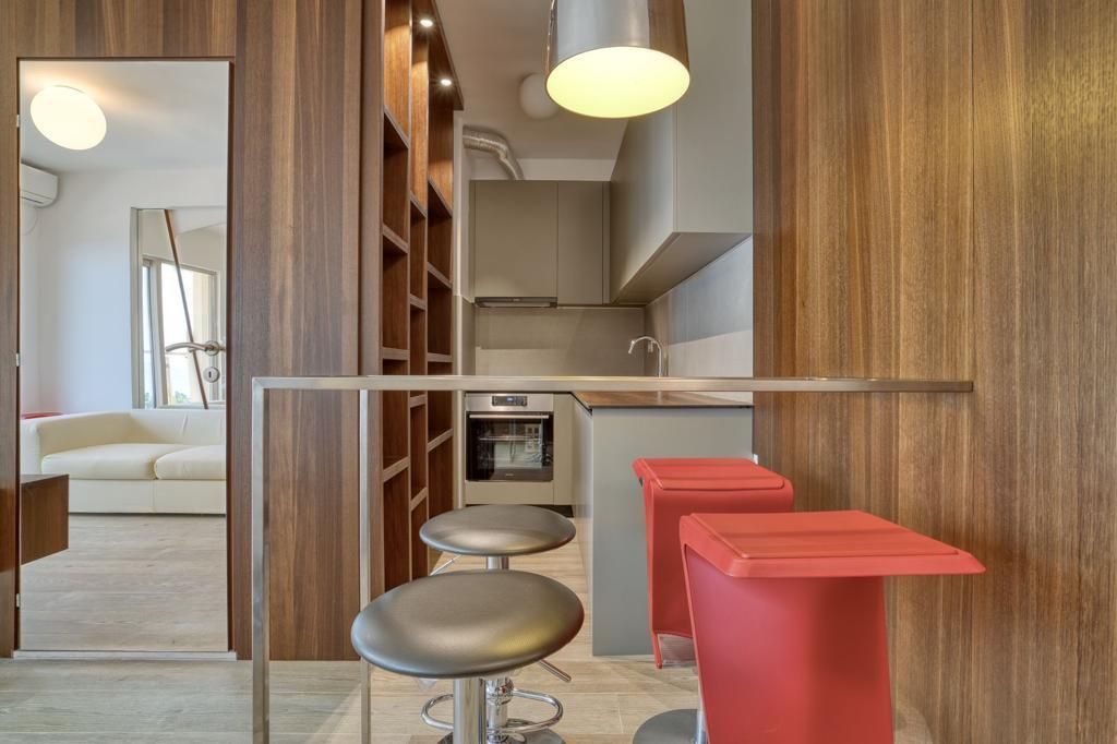 Luksuzno opremljen studio apartman sa pogledom na more i garažnim mestom – Budva, Bulevar (izdavanje na duzi period) - Amfora Real Estate