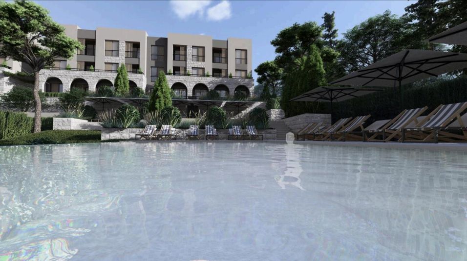Jednosoban stan 51,19 m² u luksuznom kompleksu sa bazenom i spa centrom – Kavač, Kotor | Bez 3% poreza | Završetak radova leto 2026 | Mogućnost plaćanja kriptovalutama - Amfora Real Estate