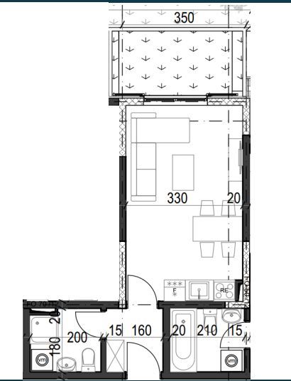 Studio apartman 25.50m² u luksuznom kompleksu Palazzo Jaz sa bazenom – Kovačko Polje, Kotor (Mogućnost odloženog plaćanja i kupovine putem hipotekarnog kredita) - Amfora Real Estate