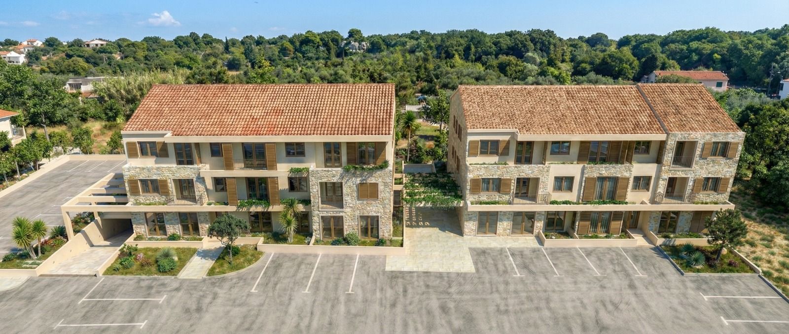 Jednosoban stan 52.30m² u luksuznom kompleksu Palazzo Jaz sa bazenom – Kovačko Polje, Kotor (Mogućnost odloženog plaćanja i kupovine putem hipotekarnog kredita) - Amfora Real Estate