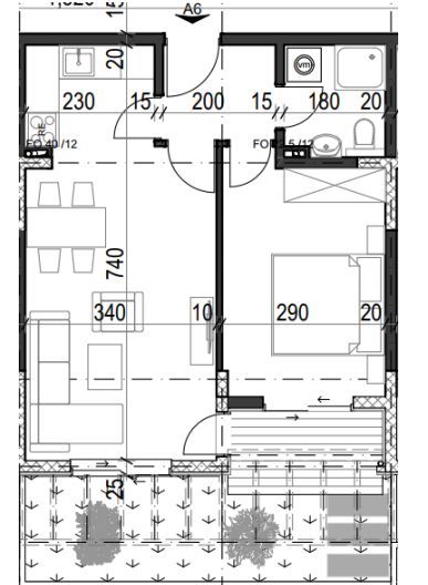 Jednosoban stan 46,08m² u luksuznom kompleksu Palazzo Jaz sa bazenom – Kovačko Polje, Kotor (Mogućnost odloženog plaćanja i kupovine putem hipotekarnog kredita) - Amfora Real Estate