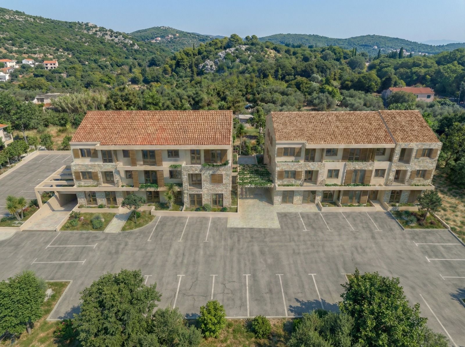 Dvosoban stan 60.69m² u luksuznom kompleksu Palazzo Jaz sa bazenom – Kovačko Polje, Kotor (Mogućnost odloženog plaćanja i kupovine putem hipotekarnog kredita) - Amfora Real Estate