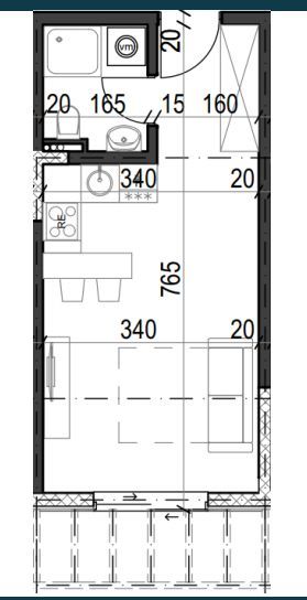 Studio apartman 25.50m² u luksuznom kompleksu Palazzo Jaz sa bazenom – Kovačko Polje, Kotor (Mogućnost odloženog plaćanja i kupovine putem hipotekarnog kredita) - Amfora Real Estate